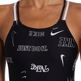 Nike - Hydrastrong Multi Print Spiderback One Piece (Black)