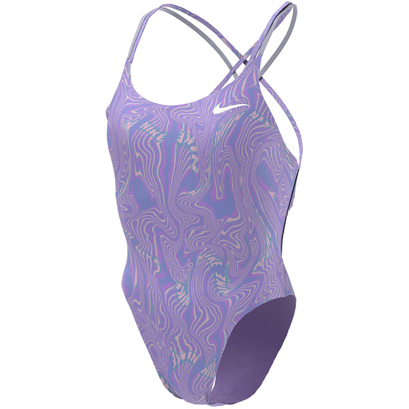 Nike - Hydrastrong Multi Print Spiderback One Piece (Cobalt Bliss)