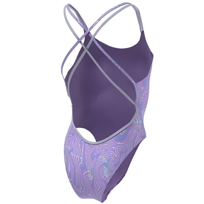 Nike - Hydrastrong Multi Print Spiderback One Piece (Cobalt Bliss)