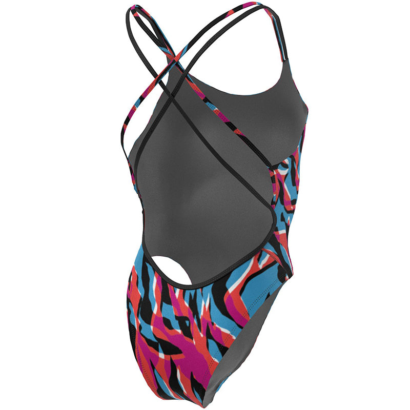 Nike - Hydrastrong Multiple Print Spiderback One Piece (Black)