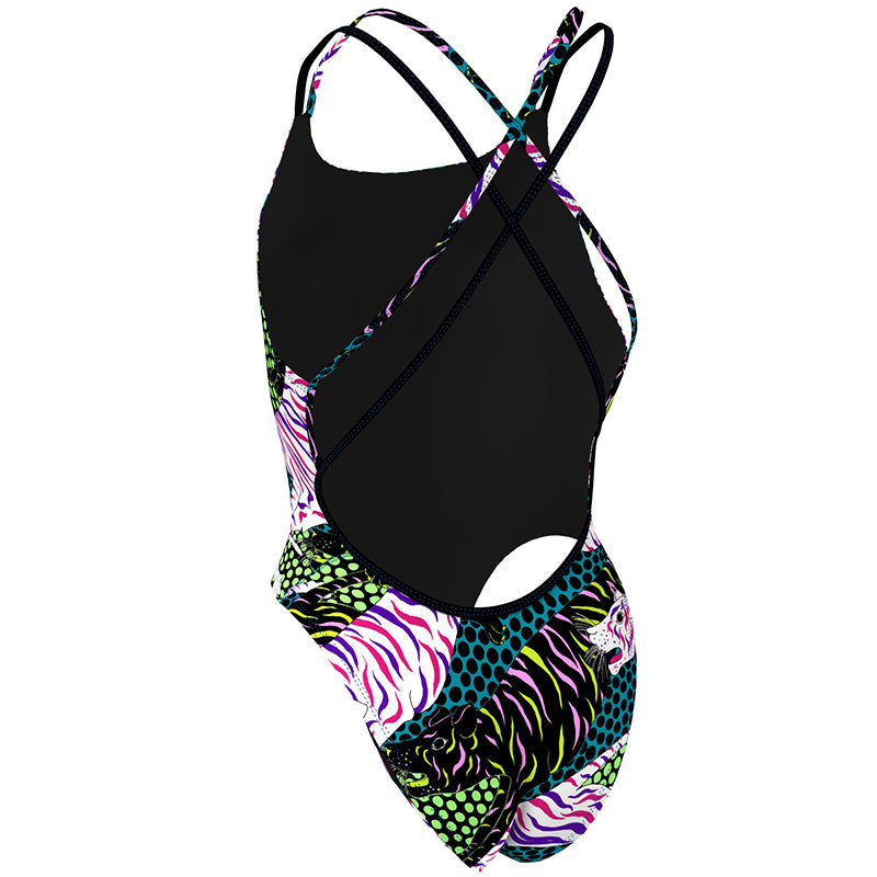 Nike - Hydrastrong Multiple Print Spiderback One Piece (Fuchsia Glow)