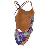 Nike - Hydrastrong Multiple Print Spiderback One Piece (Psychic Purple)
