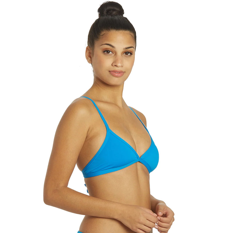 Nike - Hydrastrong Solid Tie Back Bikini Top (Photo Blue)