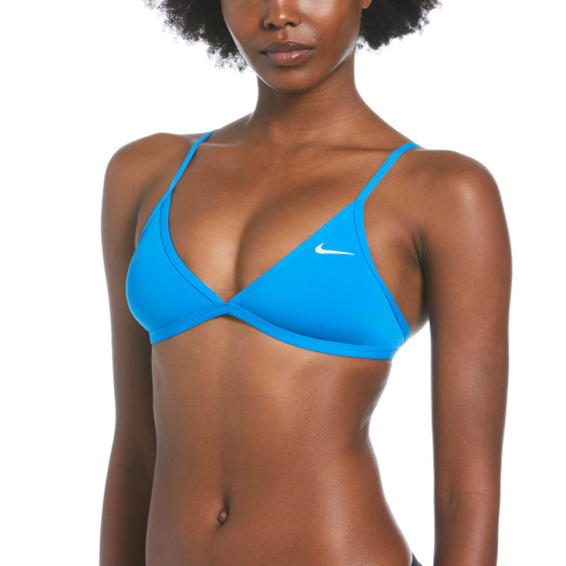 Nike - Hydrastrong Solid Tie Back Bikini Top (Photo Blue)