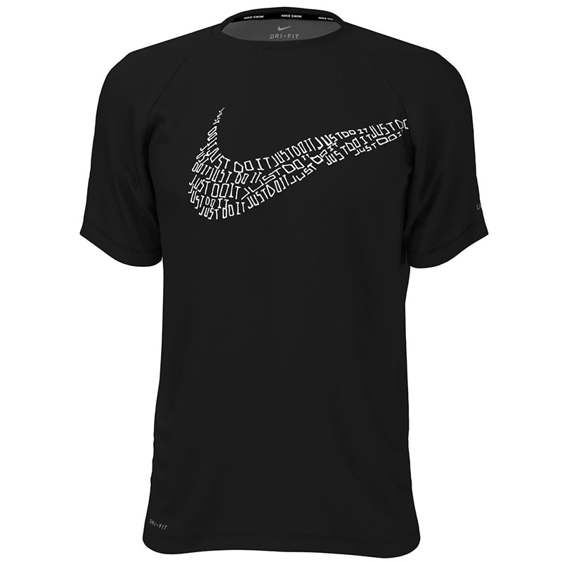 Nike - JDI Swoosh Short Sleeve Hydroguard (Black)