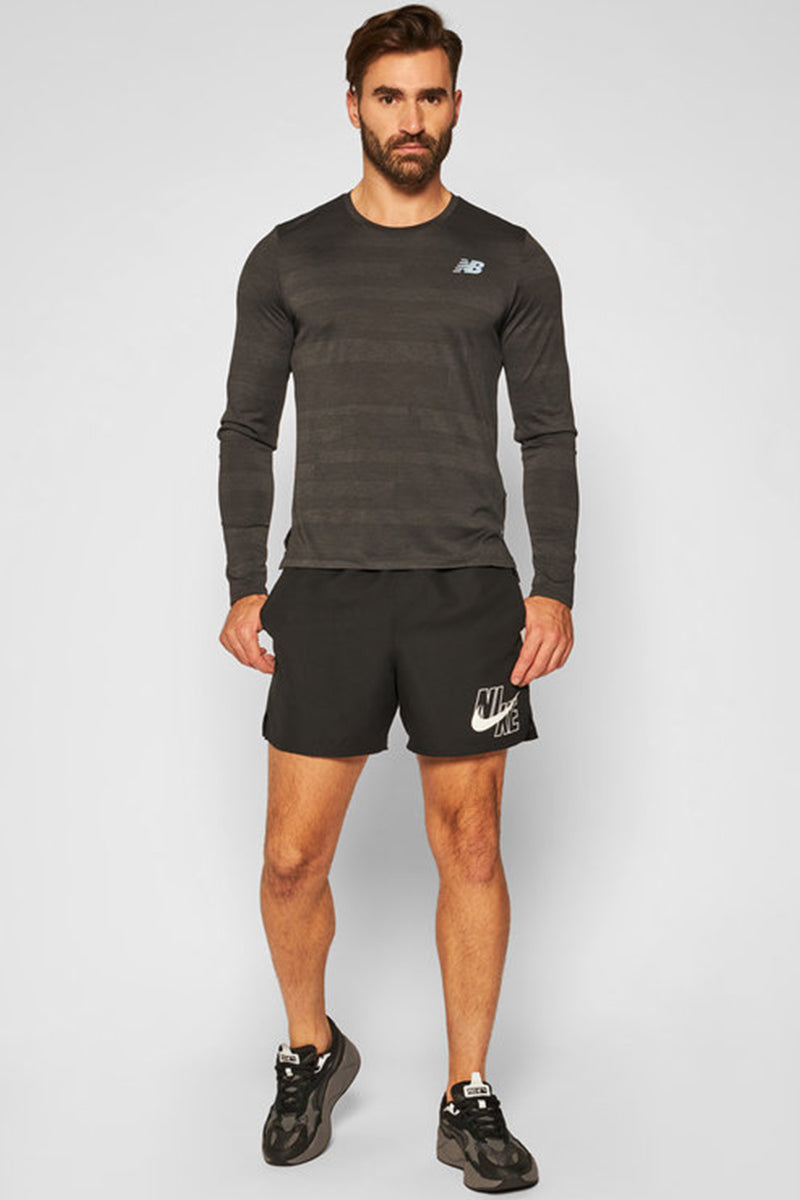 Nike - Logo Lap 5" Volley Short (Black)