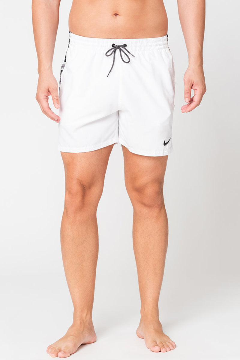 Nike - Logo Tape 5" Volley Short (White)