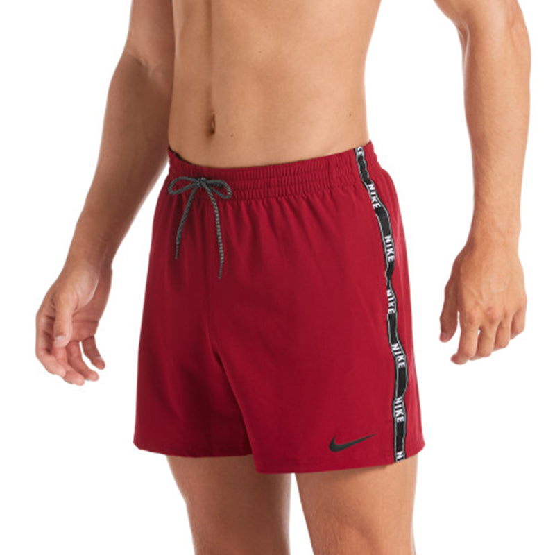 Nike - Logo Tape Racer 5" Volley Short (Noble Red)