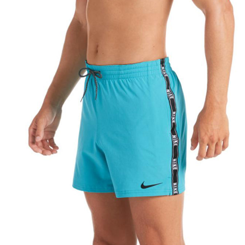 Nike - Logo Tape Racer 5" Volley Short (Oracle Aqua)