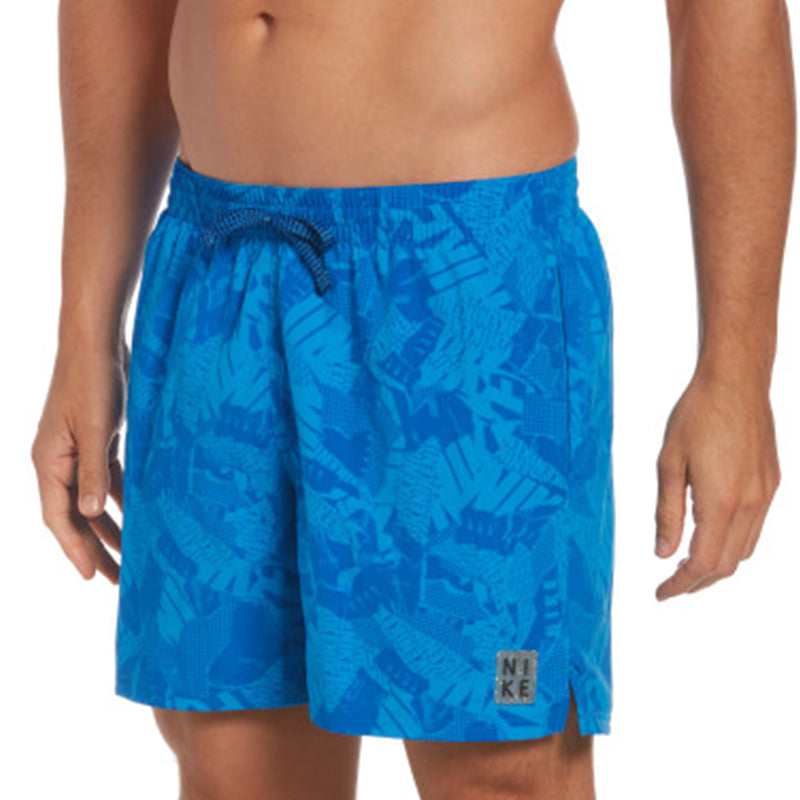 Nike - Men's Swim Collage Icon 5" Volley Short (Photo Blue)