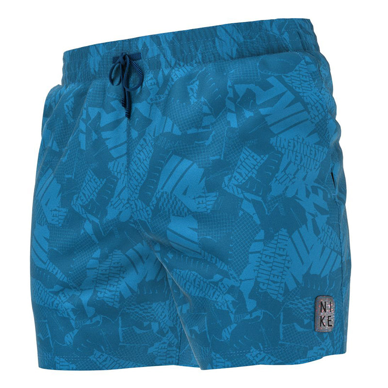 Nike - Men's Swim Collage Icon 5" Volley Short (Photo Blue)