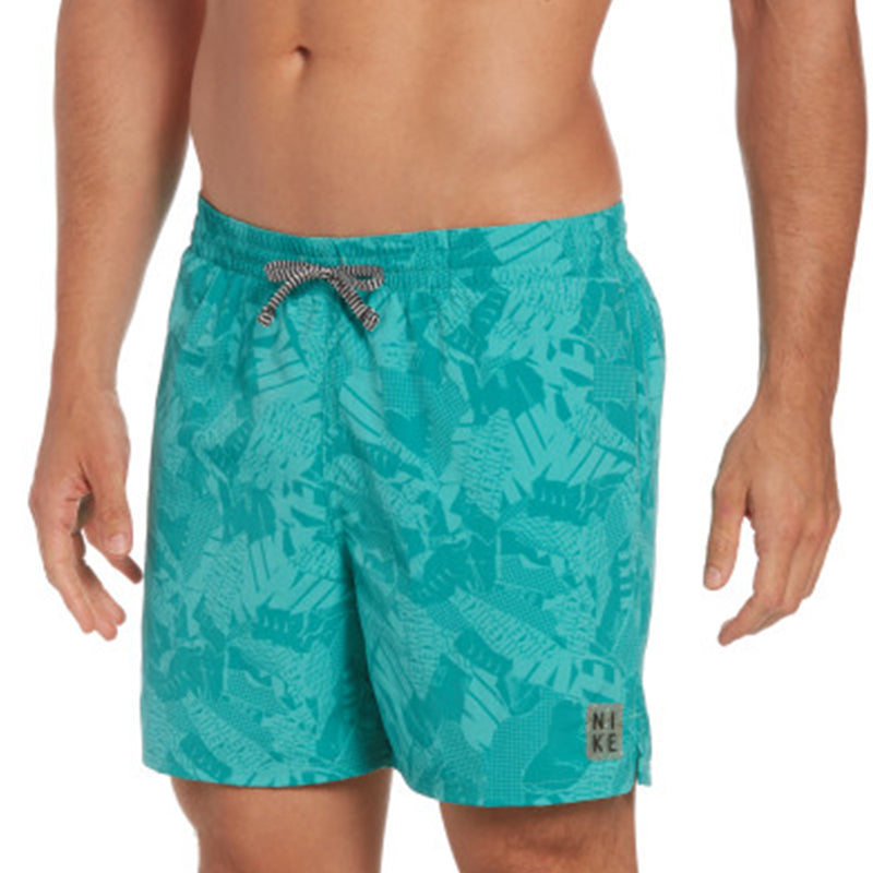 Nike - Men's Swim Collage Icon 5" Volley Short (Washed Teal)