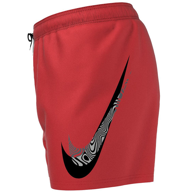 Nike - Men's Swim Liquify Swoosh 5" Volley Short (University Red)
