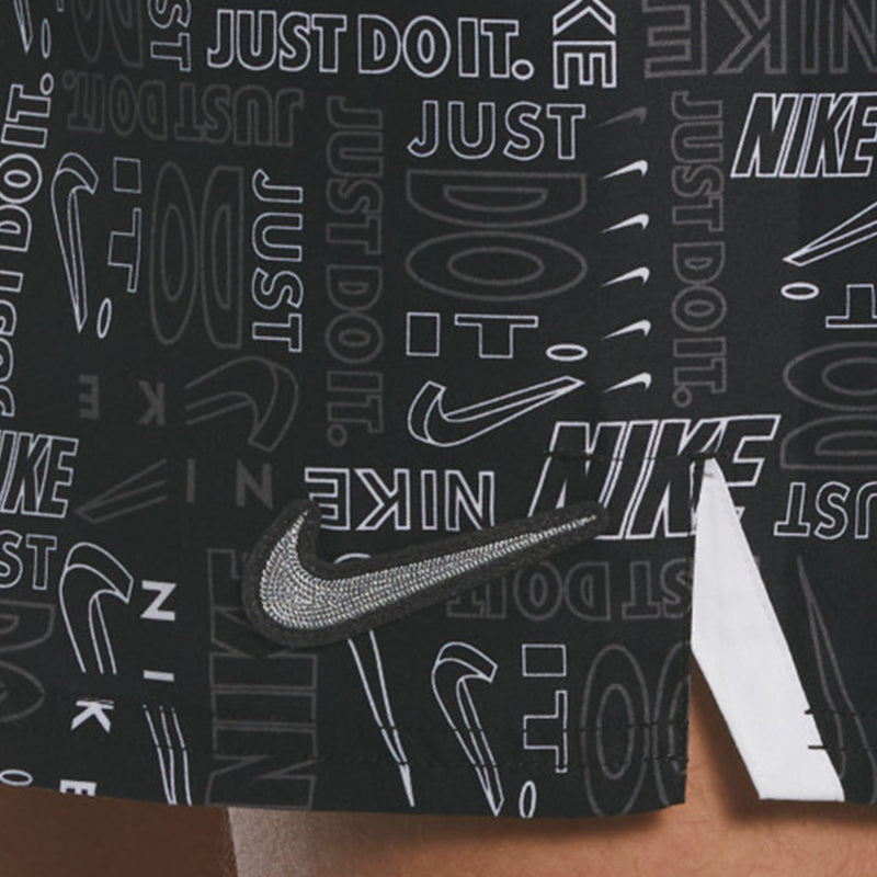 Nike - Men's Swim Logo Mash-up 5" Volley Short (Black)