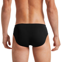 Nike - Men's Swim Poly Solid HydraStrong Brief (Black)