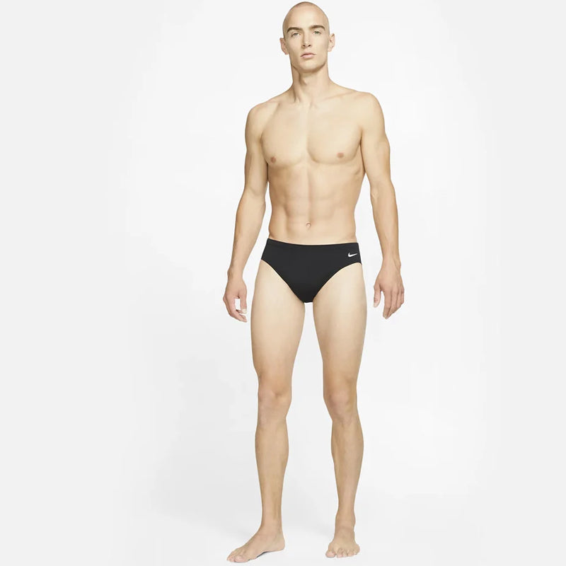 Nike - Men's Swim Poly Solid HydraStrong Brief (Black)
