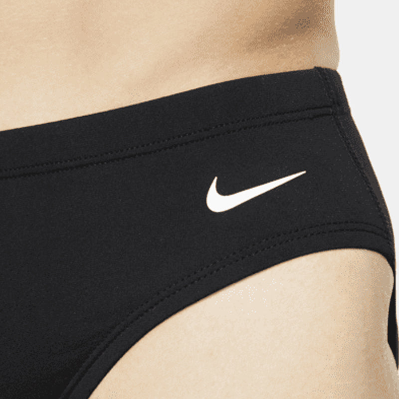 Nike - Men's Swim Poly Solid HydraStrong Brief (Black)