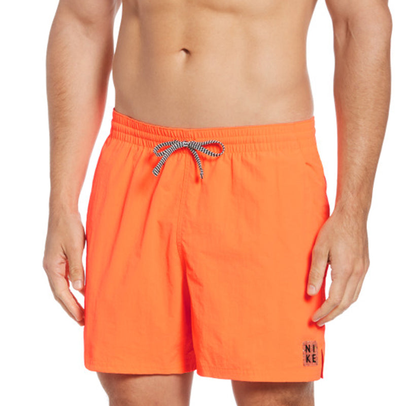Nike - Men's Swim Solid Icon 5" Volley Short (Total Orange)