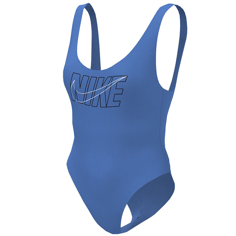 Nike - Multi Logo U-Back One Piece (Pacific Blue)