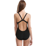 Nike - Poly Solid Hydrastrong Fastback Girls One Piece (Black)