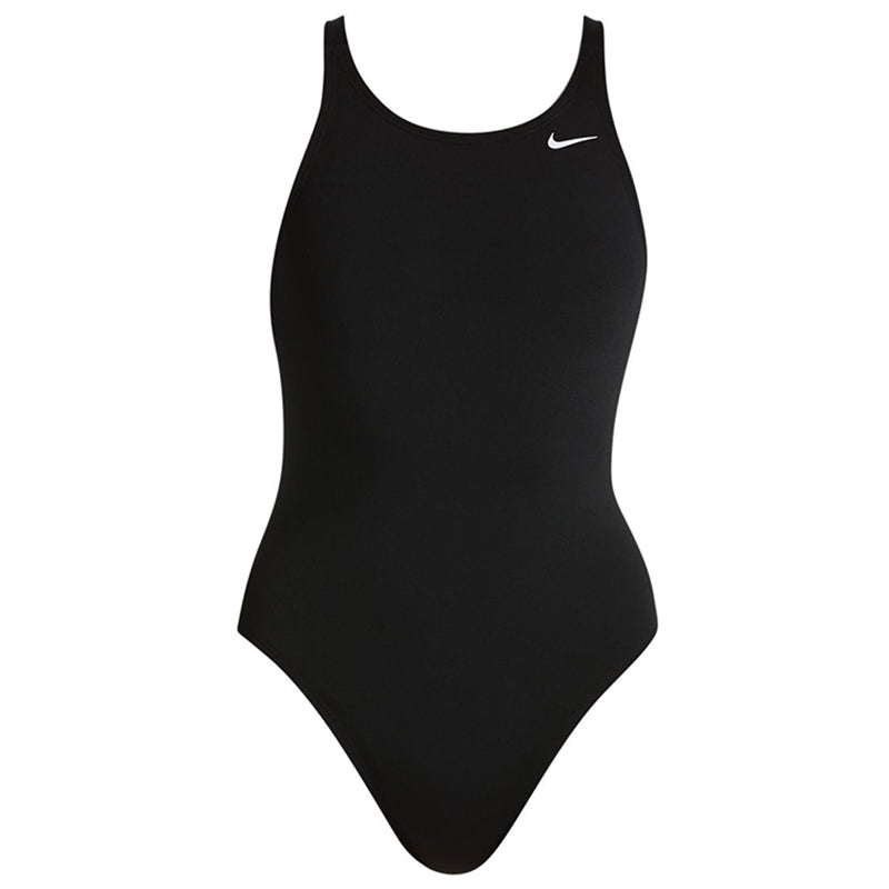 Nike - Poly Solid Hydrastrong Fastback Girls One Piece (Black)
