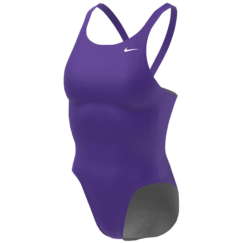 Nike - Poly Solid Hydrastrong Fastback One Piece (Court Purple)