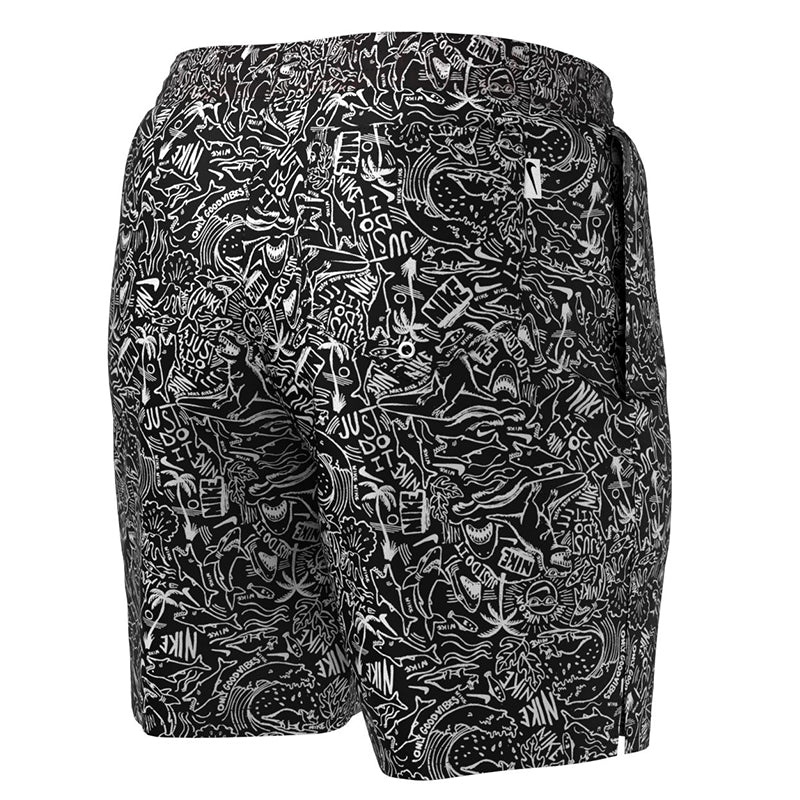 Nike - Shark Icon 7" Volley Short (Black)