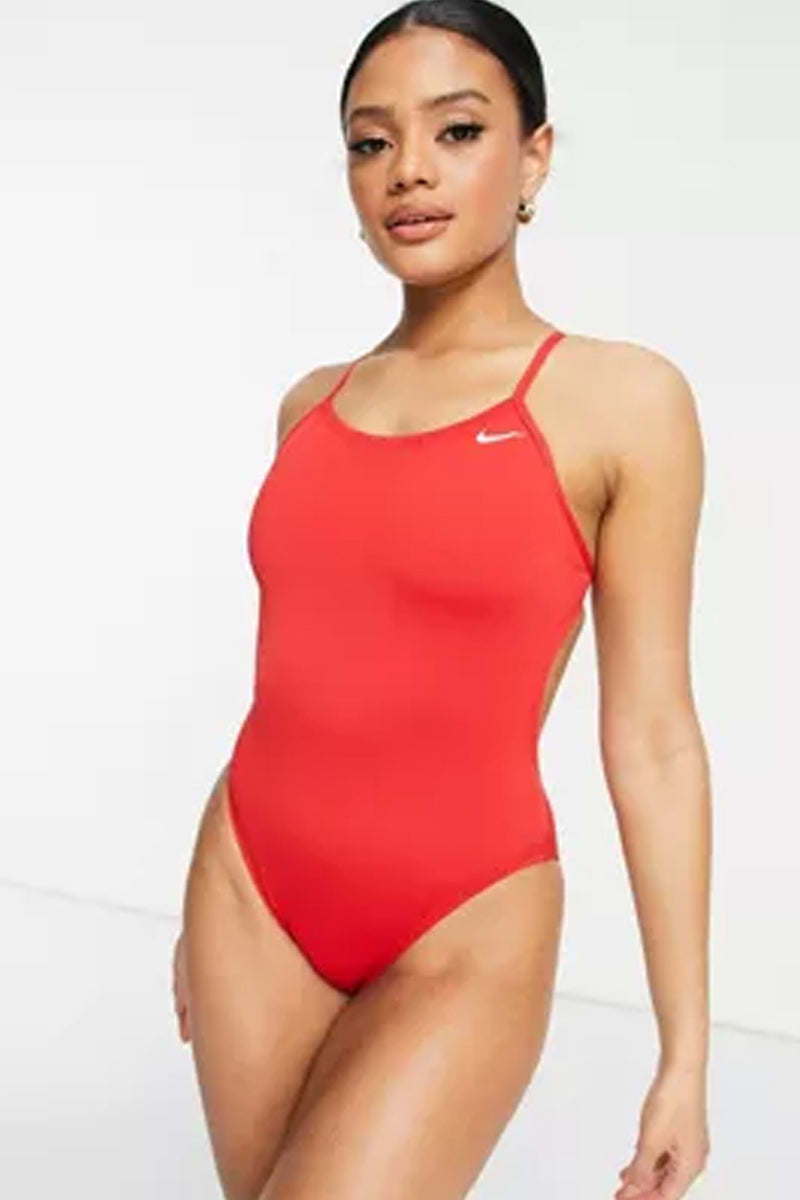 Nike - Solid Hydrastrong Cutout One Piece (University Red)