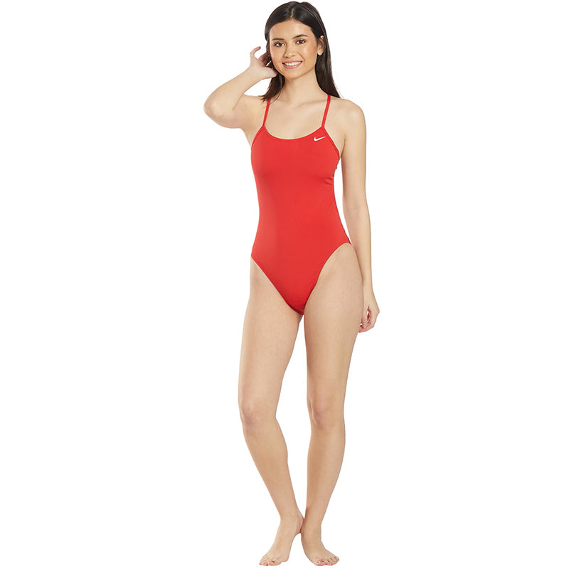 Nike - Solid Hydrastrong Cutout One Piece (University Red)