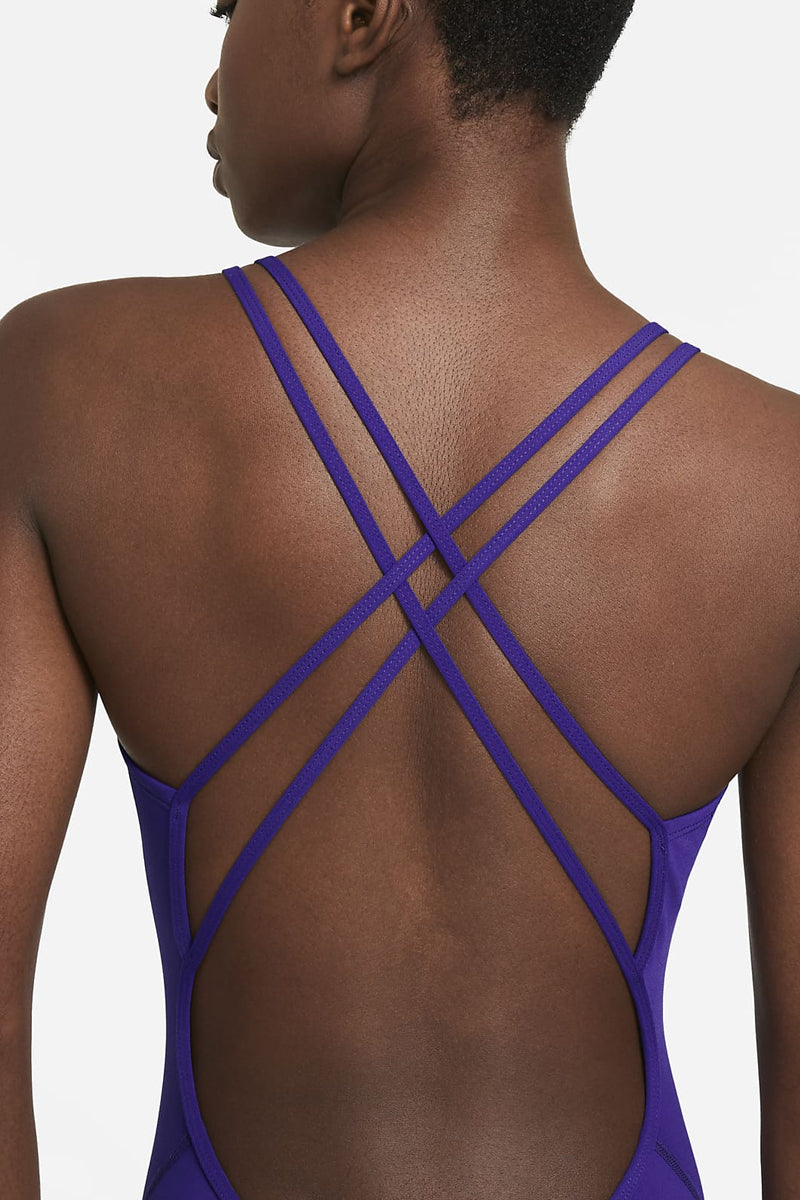 Nike - Solid Hydrastrong Spiderback One Piece (Court Purple)