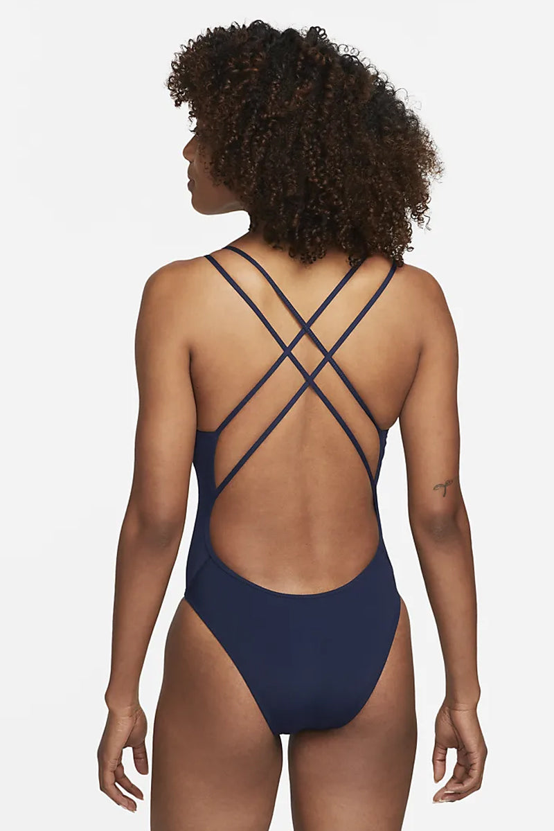Nike - Solid Hydrastrong Spiderback One Piece (Midnight Navy)