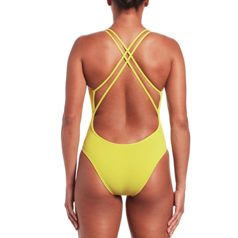 Nike - Solid Hydrastrong Spiderback One Piece (Varsity Maize)