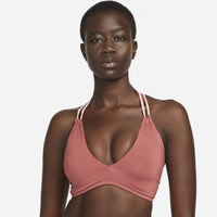 Nike - Solid Lace-Up High Neck Bikini Top (Canyon Rust)