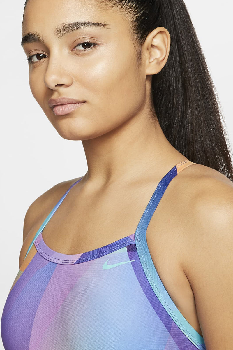 Nike - Spectrum Crossback One Piece Swimsuit (Sapphire)