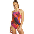 Nike - Spectrum Crossback One Piece Swimsuit (Villain Red)
