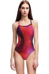 Nike - Spectrum Crossback One Piece Swimsuit (Villain Red)