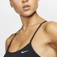 Nike - Poly Solid Hydrastrong Cutout One Piece (Black)
