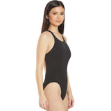 Nike - Poly Solid Hydrastrong Fastback One Piece (Black)