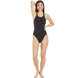 Nike - Poly Solid Hydrastrong Fastback One Piece (Black)