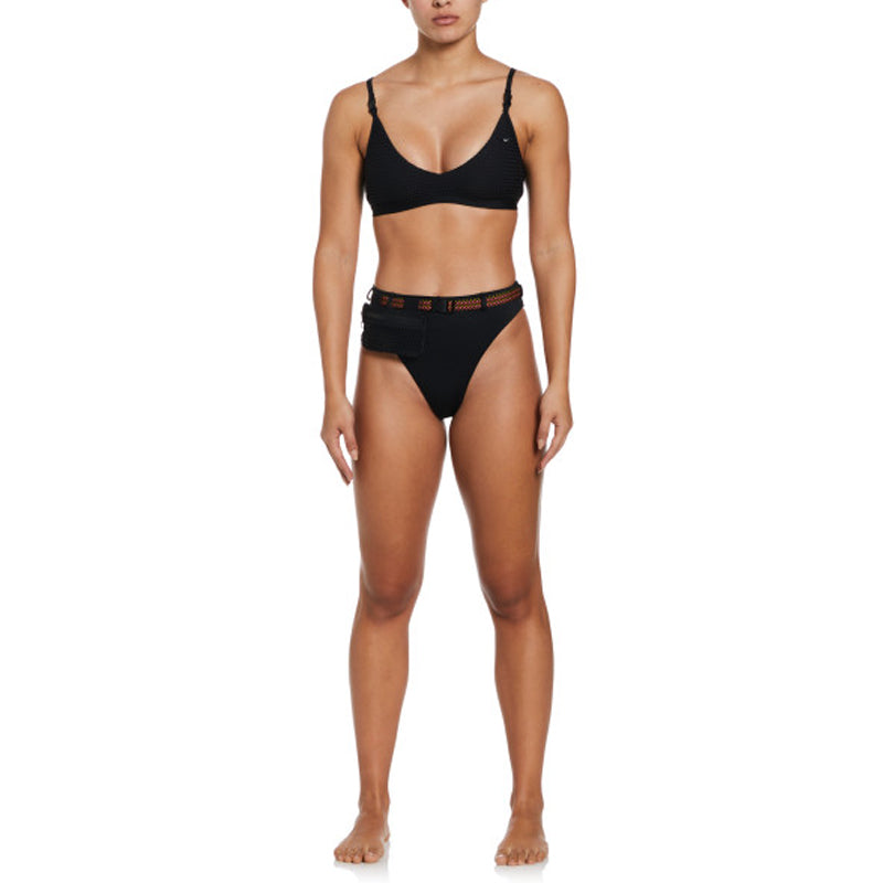 Nike - Wild V-Neck Bikini Top (Black)