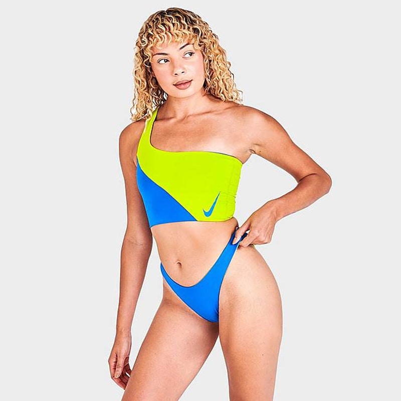 Nike - Women's Color Block Reversible Sling Bikini Bottom (Pacific Blue)