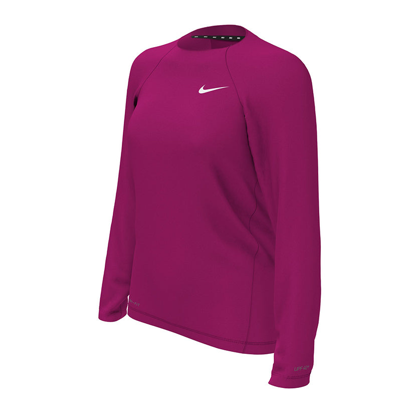 Nike - Women's Essential Long Sleeve Hydroguard (Fireberry)