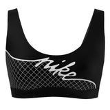 Nike - Women's Grid Scoop Neck Bikini Top (Black)