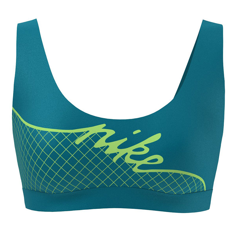 Nike - Women's Grid Scoop Neck Bikini Top (Chlorine Blue)