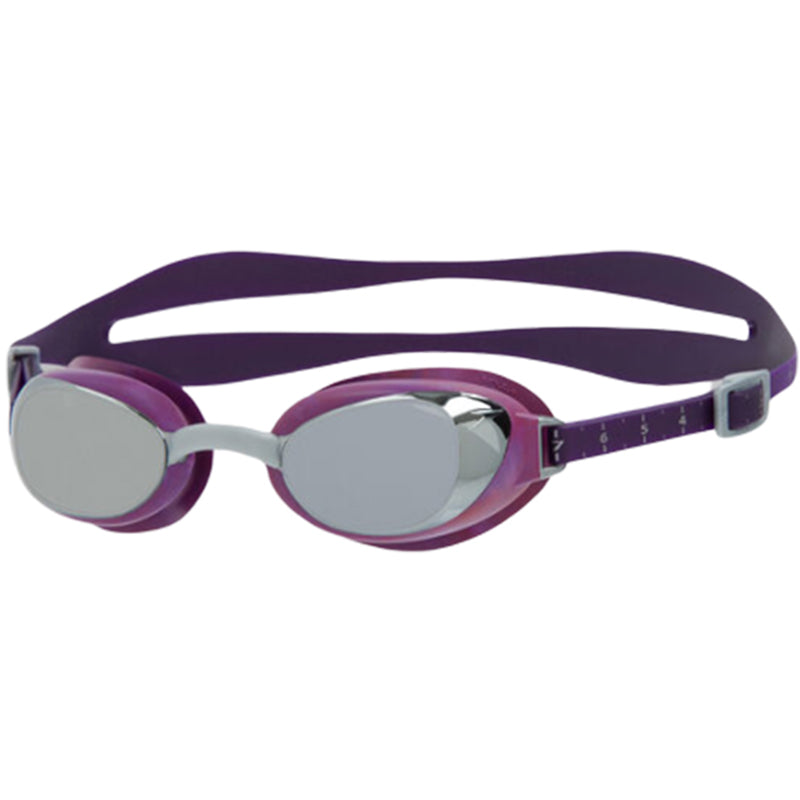 operatie Omgekeerd onderwerpen Speedo - Aquapure Mirror Goggle - Purple/Silver – Aqua Swim Supplies