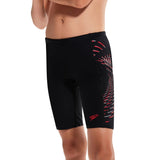 Speedo - Boys Placement Print Jammer - Black/Red