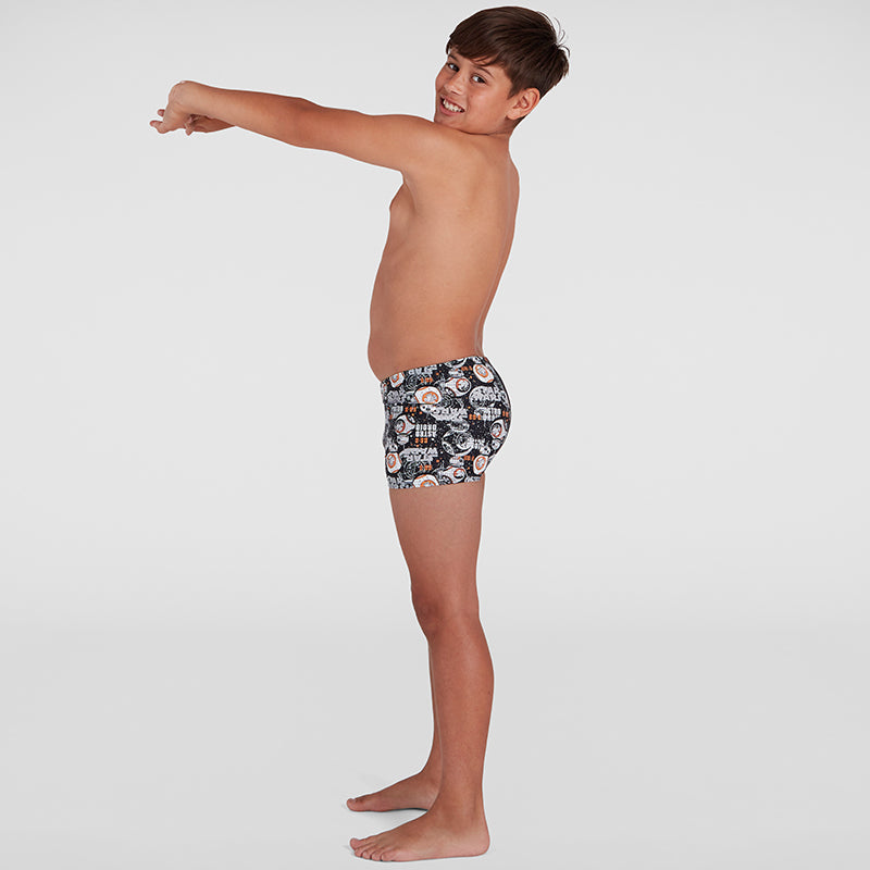Speedo - Boy's Star Wars Aquashort - Black/White/Orange