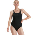 Speedo - Eco Essential Endurance Plus Kickback Swimsuit - Black