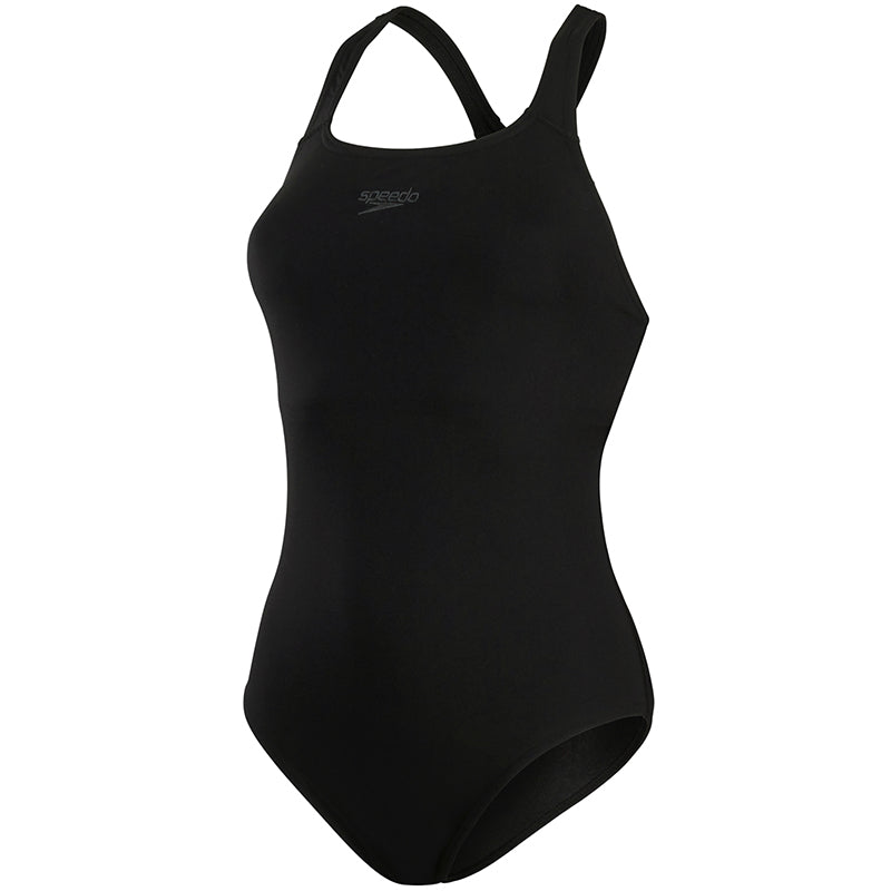 Speedo - Eco Essential Endurance Plus Kickback Swimsuit - Black