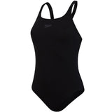 Speedo - Essential Endurance Plus Kickback Swimsuit - Black